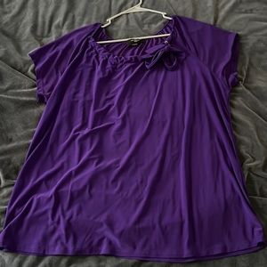 Purple Flowing Shirt